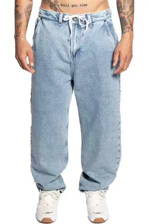 Dcshoes Calça Jeans Worker Oversize Blue Denim SM25 Azul