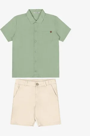 TRICK NICK Infantil - Conjunto Camisa Com Bermuda