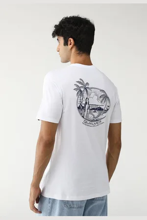 Quiksilver Camiseta Reta Ilha Branca