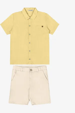 TRICK NICK Infantil - Conjunto Camisa Com Bermuda