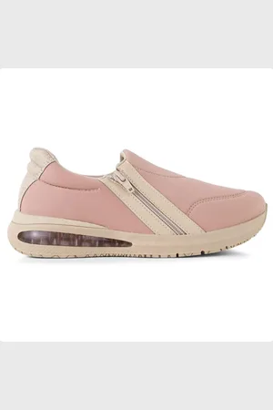 COMFORTFLEX Tênis Slip On Zíper Feminino