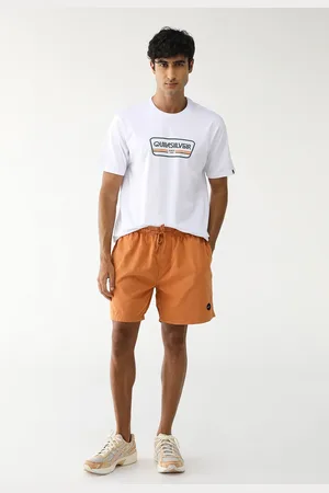 Quiksilver Camiseta Reta Logo Branca