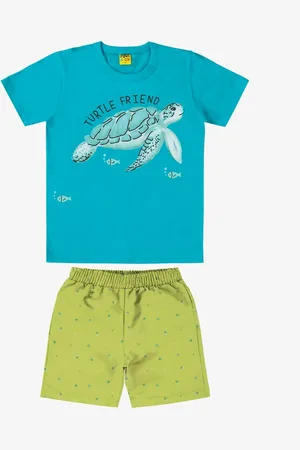 Rovitex Kids Infantil - Conjunto Camiseta com Bermuda Rovi