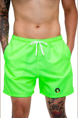 Mooboots Short Tactel Premium Bermudas Moda Praia tectel Neon
