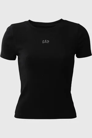 GAP Camiseta Ajustada Logo Preta