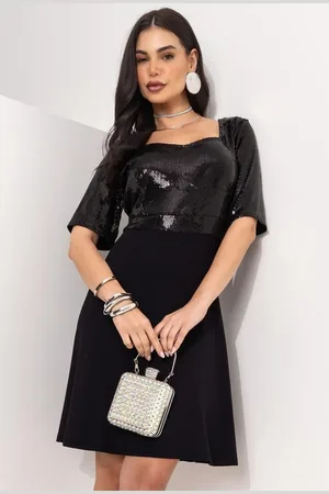 QUINTESS Vestido Em Malha De Viscose