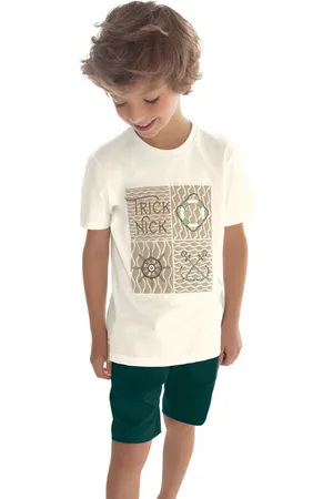 TRICK NICK Infantil - Bermuda Masculina Sarja