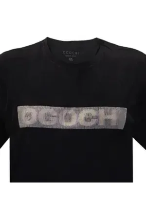 OGOCHI Camiseta Manga Curta Masculina 006523016 Preta