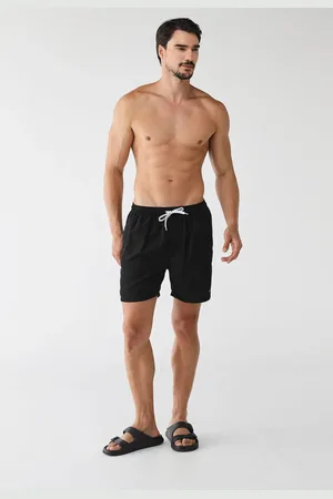Quiksilver Bermuda Água Reta Logo Preta