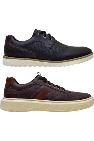 Bkarellus Kit Sapato Oxford Masculino + Tenis Casual Elegante