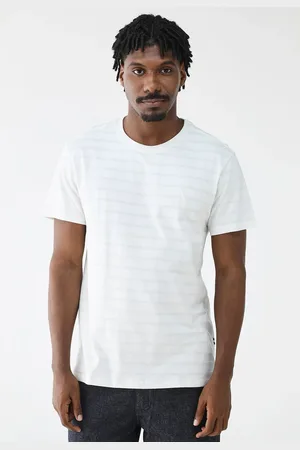 Reserva Camiseta Regular Listrada Branca