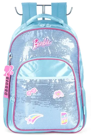 Barbie Infantil - Mochila Costas Com Bolsos Laterais