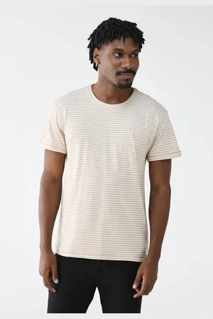 Reserva Camiseta Regular Listra Natural Bege
