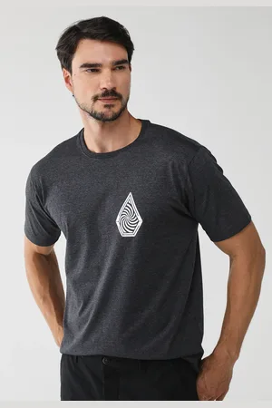 Volcom Camiseta Reta Hypnotix Grafite