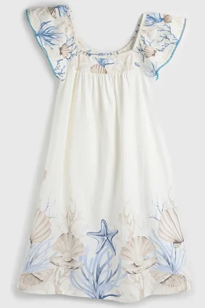 MILON Infantil - Vestido Conchas Off-White