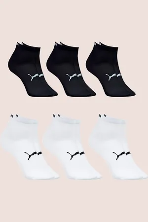 PUMA Kit 6 Meias Cano Baixo Com Absorção De Suor Fitness Sortido