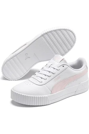PUMA Tênis Carina L BDP White/Rosewater/Rosewater