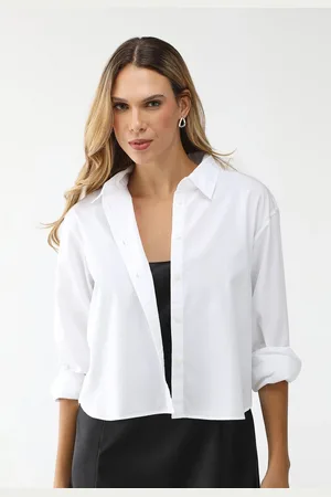 GAP Camisa Reta Lisa Branca