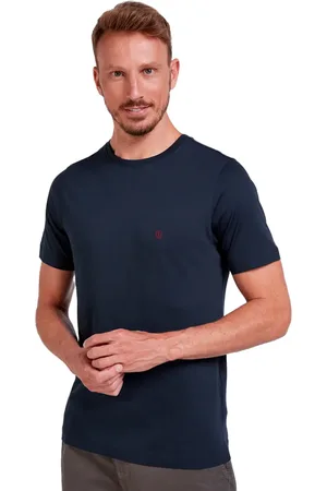 INDIVIDUAL SENTIMENTS Camiseta Regular Basic Ou24 Marinho Masculino