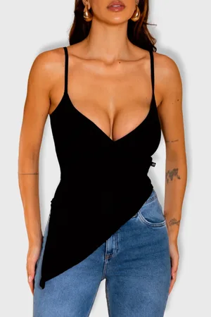 Revanche Blusa Transpassada Com Alça Feminina Mendata