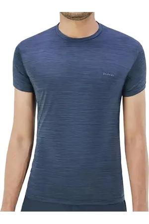 OGOCHI Camiseta Manga Curta Sport Slim Masculina 006460008 Marinho