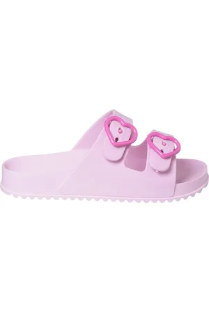Footz Infantil - Sandália Papete Menina Luelua Estilo Chinelo Flat + Bolsa