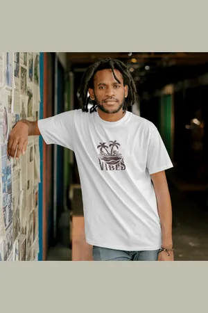 Polo Blu Camiseta Masculina Casual Vibes Branca do P ao G1