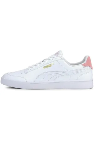 PUMA Tênis Shuffle White/White/Peachskin/Team Gold