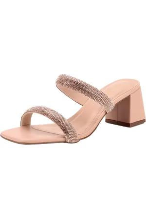 VIA MARTE Tamanco Feminino Salto Grosso - 2317610 5833176