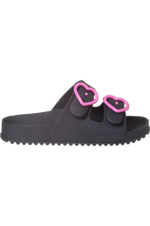 Footz Infantil - Sandália Papete Menina Luelua Estilo Chinelo Flat + Bolsa