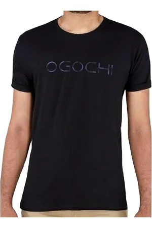 OGOCHI Camiseta Manga Curta Masculina 006523004 Preta