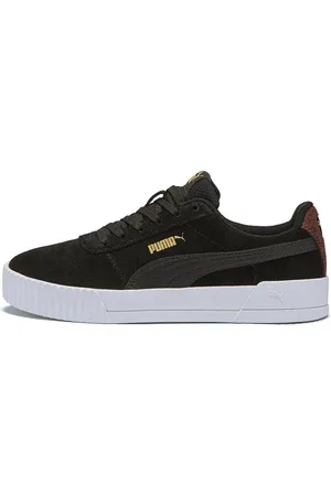 PUMA Tênis Carina BDP Black/Aubergine/Team Gold