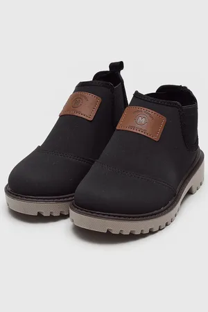 Molekinho Infantil - Bota Cano Curto Preta