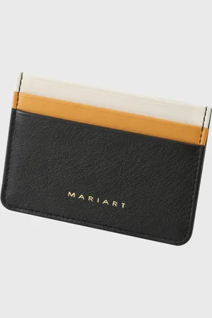 Mariart Porta-Cartão Couro Fruto Amarelo Nanica