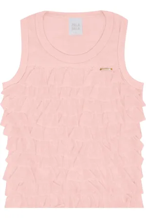Pulla Bulla Infantil - Blusa em Canelado com Babados 52304