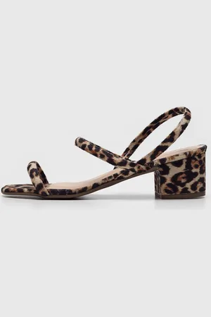 Via Uno Sandália Animal Print Onça