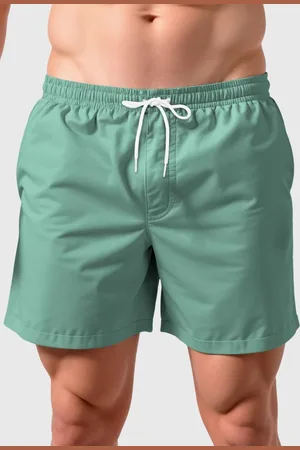 Benellys Shorts Masculino em Tactel Liso com Bolsos Laterais