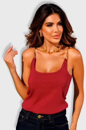 Revanche Blusa Básica Alcinha Corrente Feminina Lublin