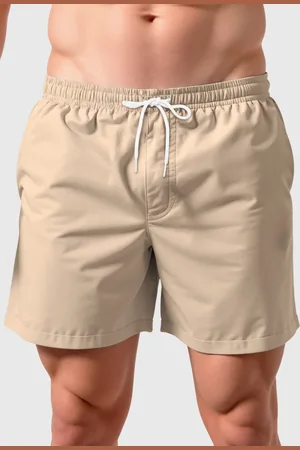 Benellys Shorts Masculino em Tactel Liso com Bolsos Laterais