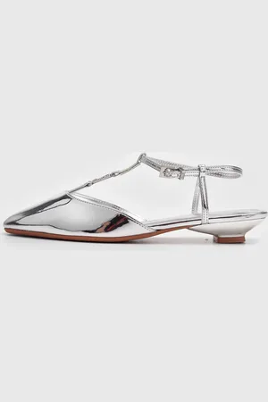 SANTA LOLLA Sapatilha Slingback Metalizado