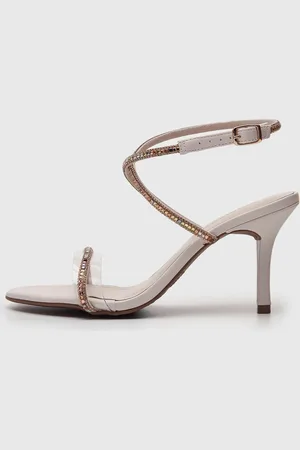 VIA MARTE Sandália Aplicação Off-White