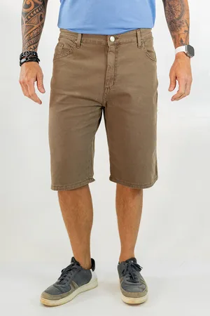 Anticorpus JeansWear Bermuda Masculina Sarja Plus Size Color Elastano Anticorpus