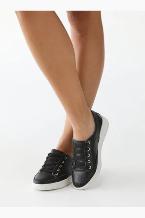 ROMEU E JULIETA SHOES Tênis Casual Feminino Cadarço em Couro