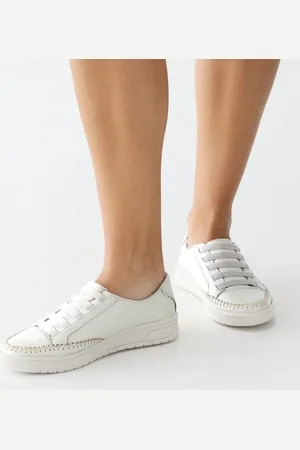 ROMEU E JULIETA SHOES Tênis Básico Casual Feminino em Couro Elástico