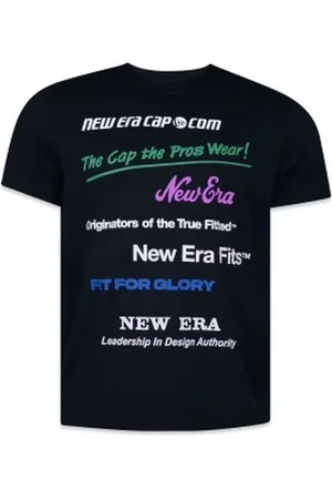 New Era Camiseta Feminina Regular Script