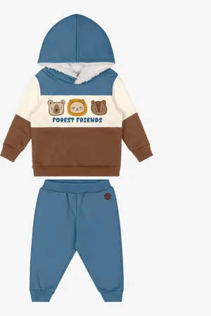 TRICK NICK Infantil - Conjunto Blusão Com Capuz e Calça