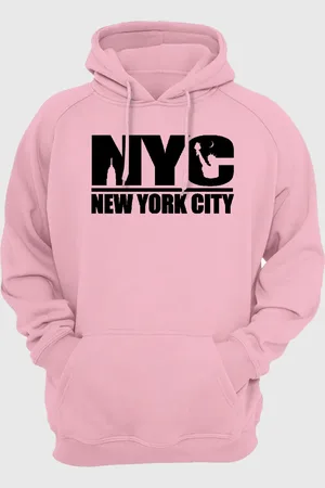 Mooboots Moletom Flanelado Feminino Blusa de Frio Fechado Urbania Moleton Masculino Claro estampa NYCity escrito Preto
