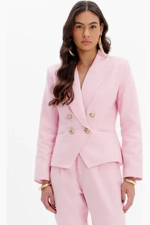 LANCA PERFUME Blazer Alfaiataria Slim Com Botões Frontais