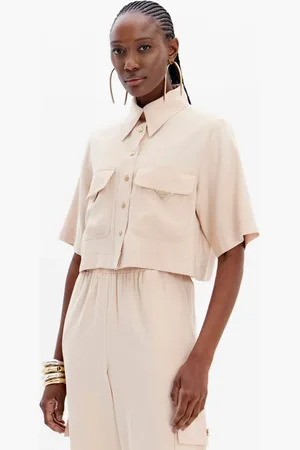 LANCA PERFUME Camisa Curta Bolsos Com Lapela
