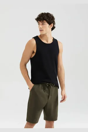 Hering Bermuda Básica Masculina Reta Em Moletom